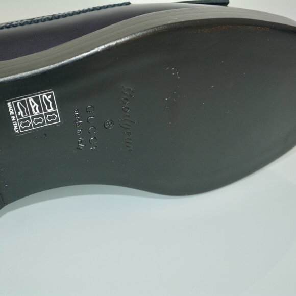 NIB GUCCI GOODYEAR SELLA LUX LEATHER LACE UP FRINGED BROGUE SHOES main image 4